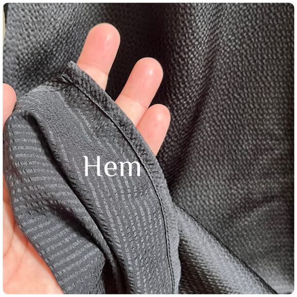 Michael Michael Kors Drawstring Elastic Waistband Textured Side Slits Pants 1X - Picture 6 of 15